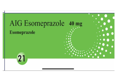 Aig esomeprazole 40mg 28 caps.