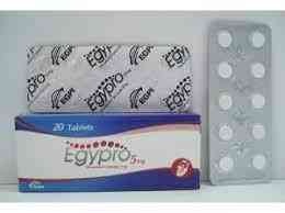 Egypro 5 mg 30 tablets