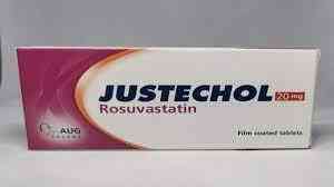 Justechol 20mg 28 f.c. tablets