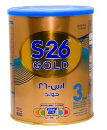 دواء اس 26 بروجرس جولد 3 لبن اطفال 900 جم