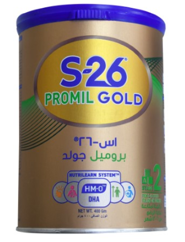 دواء اس 26 بروميل جولد 2 لبن اطفال 400 جم