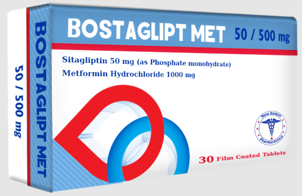 دواء بوستاجليبت ميت 50/500مجم 30 قرص